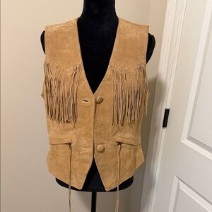 Metrostyle Brown Leather Vest